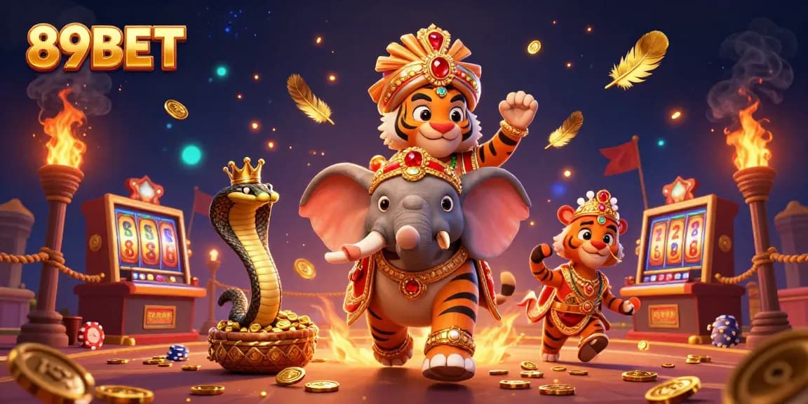 Spin the reels and enjoy the thrill of 89BET's vibrant casino experience featuring exotic characters.