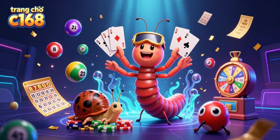 Engage with the vibrant scene of "trang chủ c168", where excitement comes alive in a lavish casino setting.