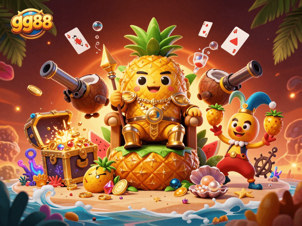 Experience exciting fights and strategies with gg88 in vibrant 3D illustrated casino settings.