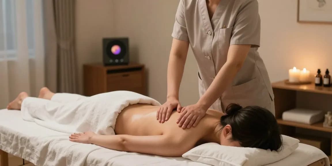 관악구출장마사지 session in a tranquil home setting with a skilled therapist.
