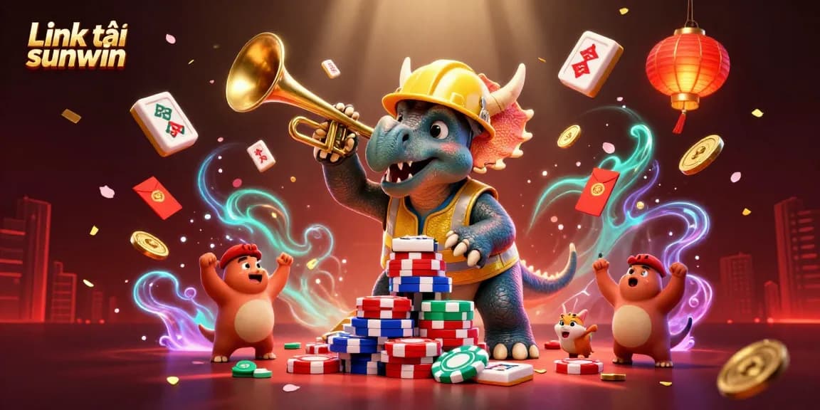 Engage in exciting gameplay with Link tải sunwin as colorful characters build a winning atmosphere