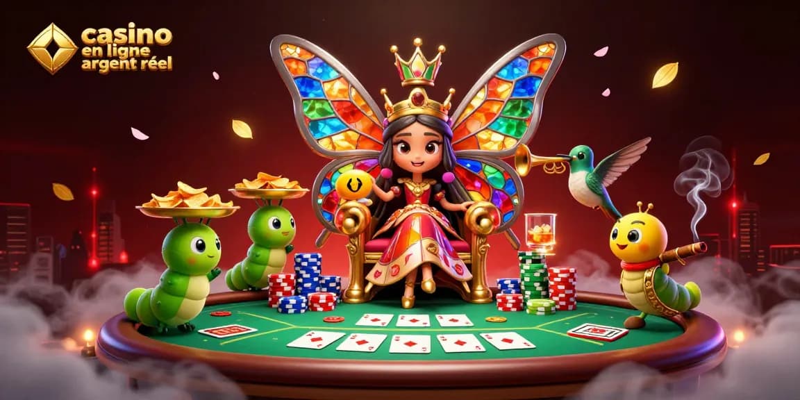 Profitez de l'expérience du casino en ligne argent réel avec une illustration captivante.