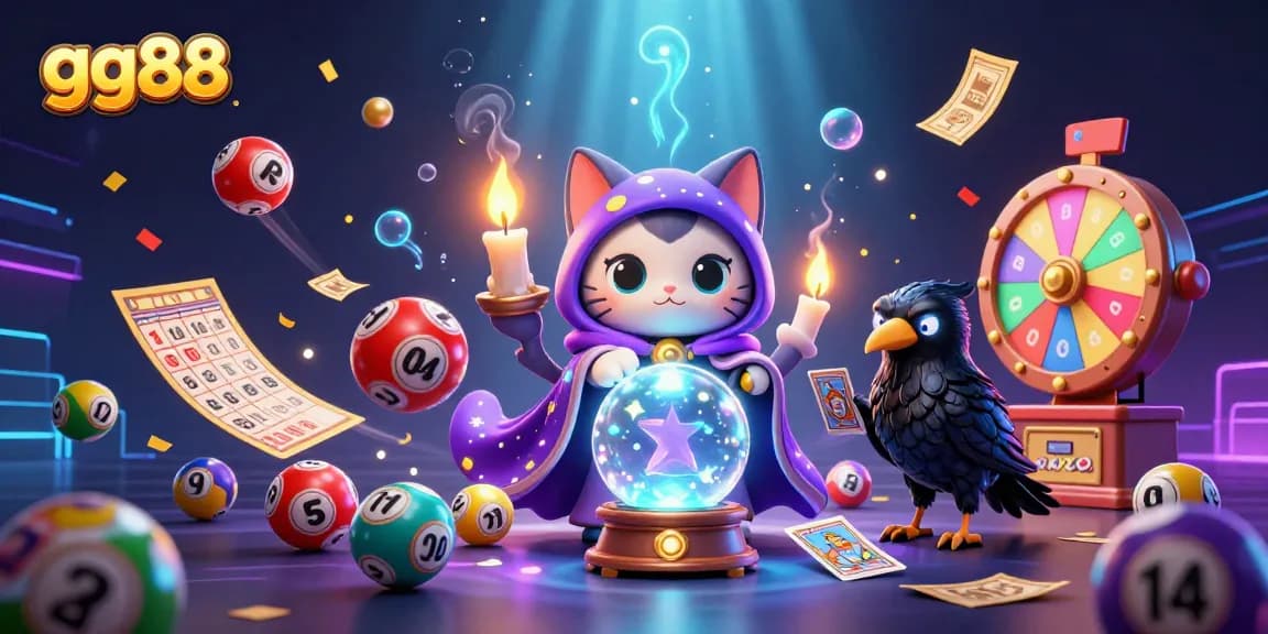 Experience exciting wins with gg88's vibrant gaming and lottery scene packed with colorful elements.