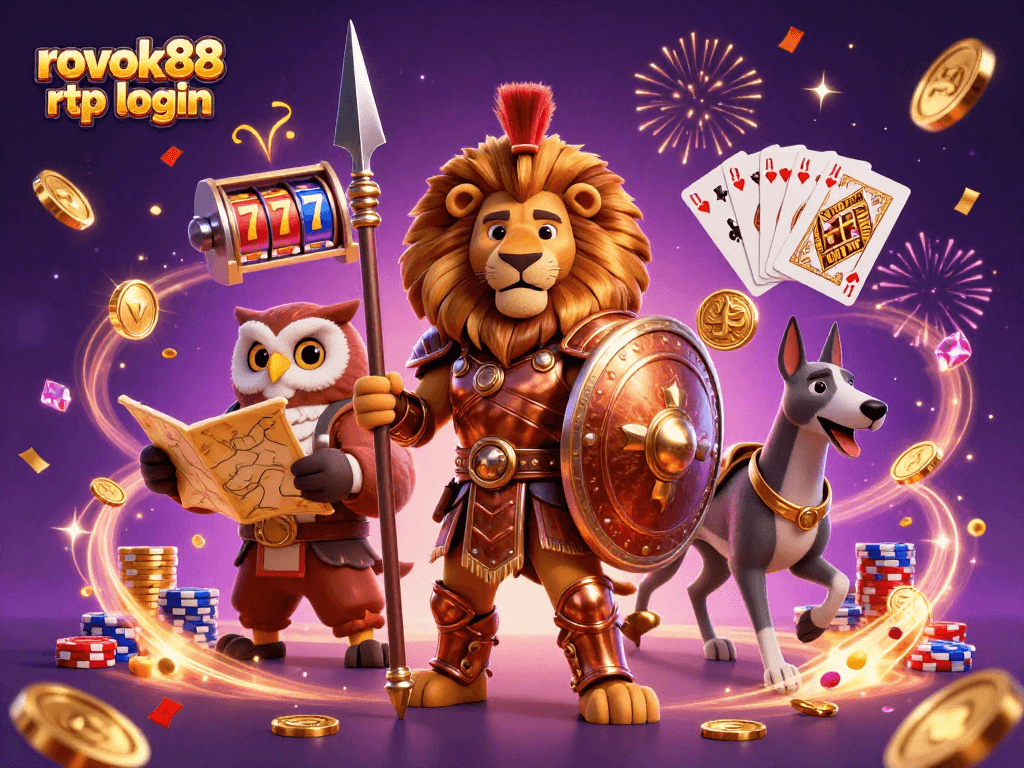 Experience rokok88 rtp login thrilling casino action with vibrant characters and dramatic game elements
