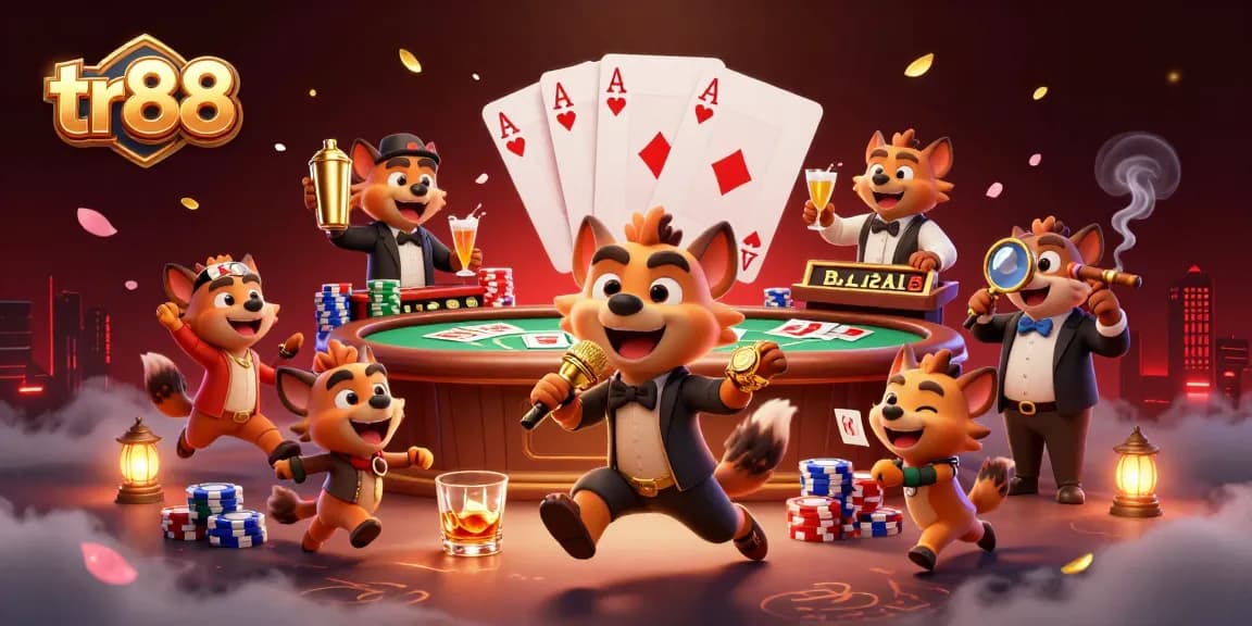 Watch the hyenas entertain and evoke laughter in the vibrant tr88 comedy casino club.