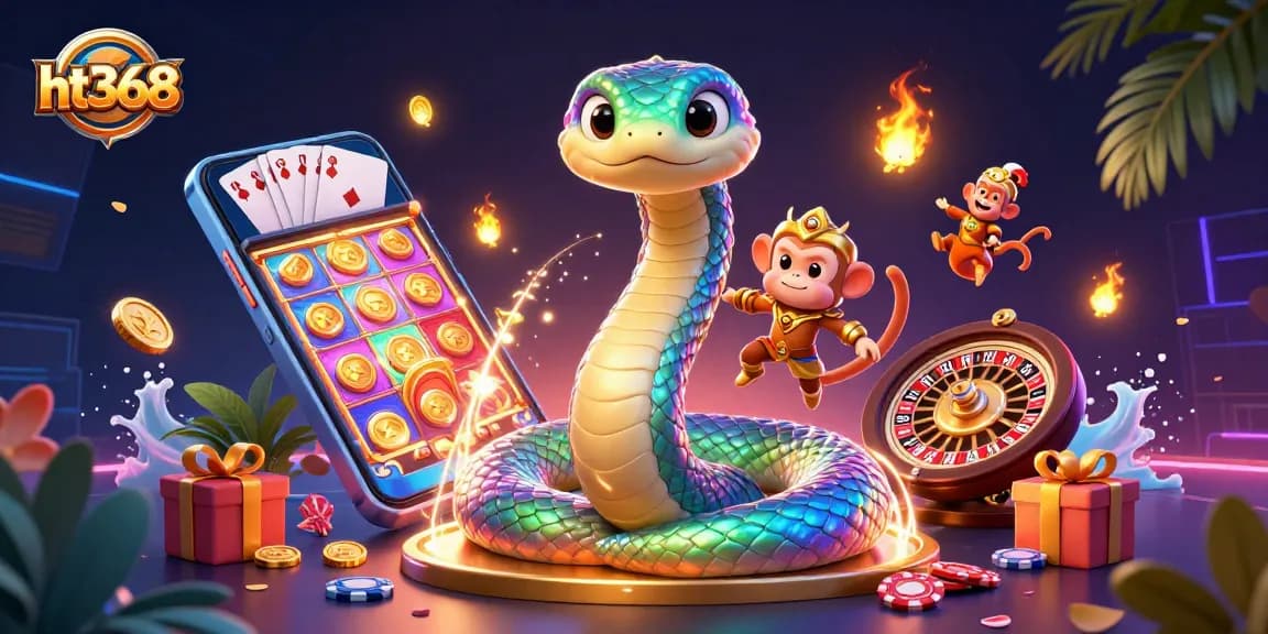 Engage with ht368's animated slot adventure featuring vibrant characters and dynamic casino elements.