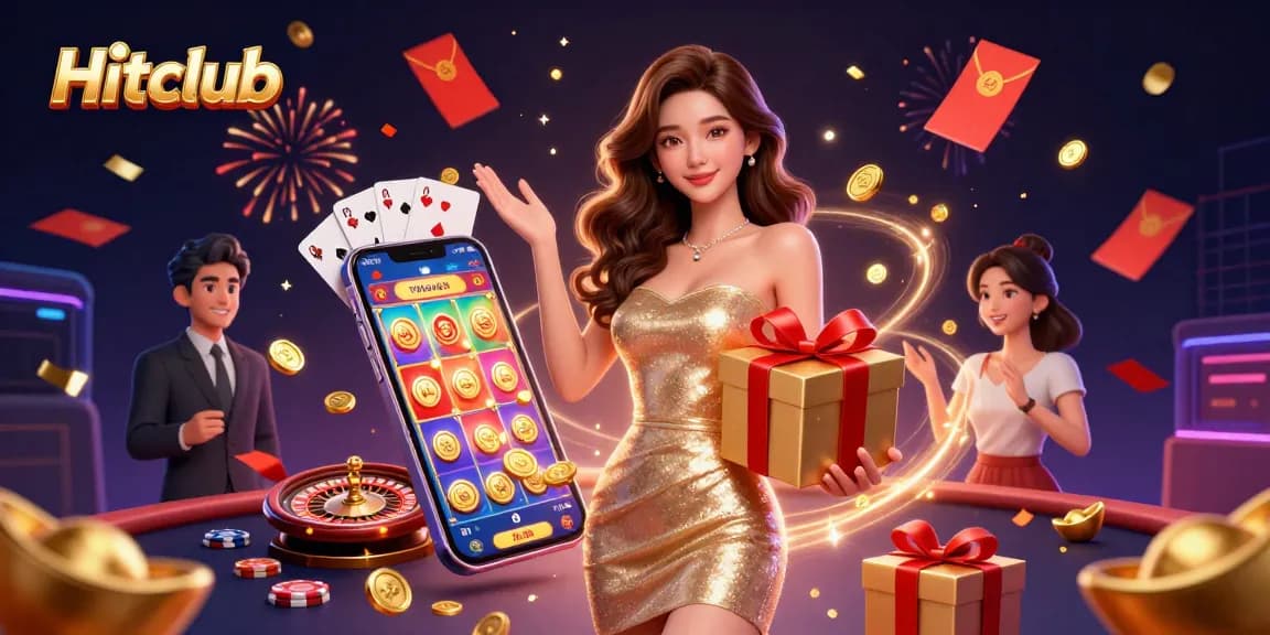 Hitclub offers an exciting gambling experience with vibrant visuals of games and rewards