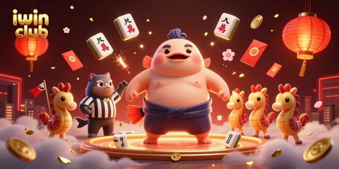 Engage with iwin club in a vibrant underwater casino scene with dynamic characters and iconic symbols.