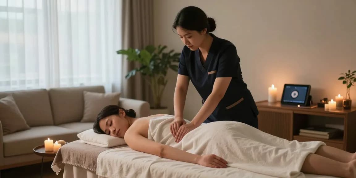 Experience 안양출장안마 with a professional therapist providing a soothing Swedish massage in a tranquil home setting.