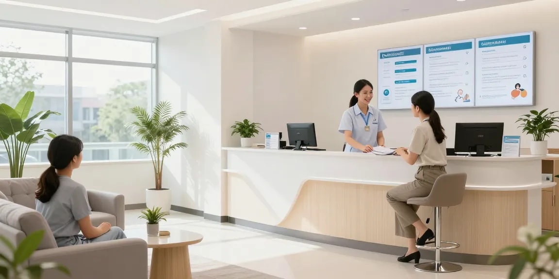 Psychiatric assessment at a modern health clinic featuring compassionate doctor consultation, professional patient care.