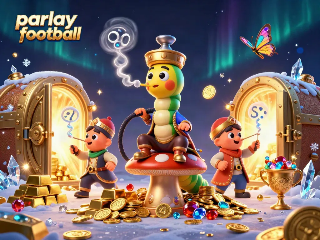 Place your bets with parlay football in this vibrant and dynamic 3D illustration.