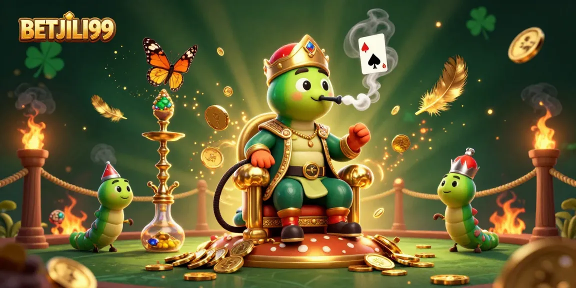 Experience thrilling casino fun with BETJILI99, featuring vibrant characters and poker gaming elements.