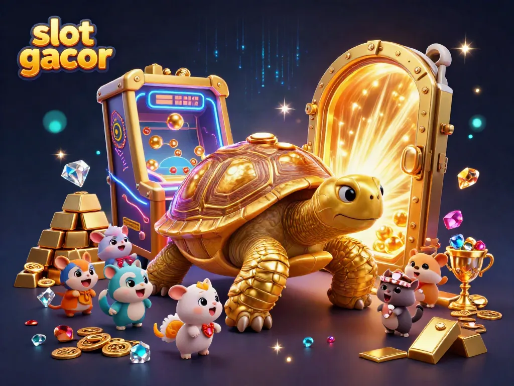 Slot gacor berfungsi sebagai mesin pinball yang menarik dengan hewan kecil yang menunggu giliran bermain.