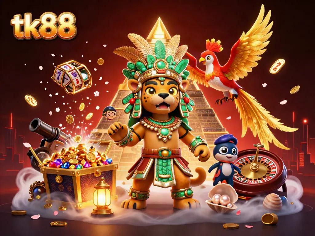 Play thrilling games at tk88 while discovering endless treasure and prizes in vibrant 3D