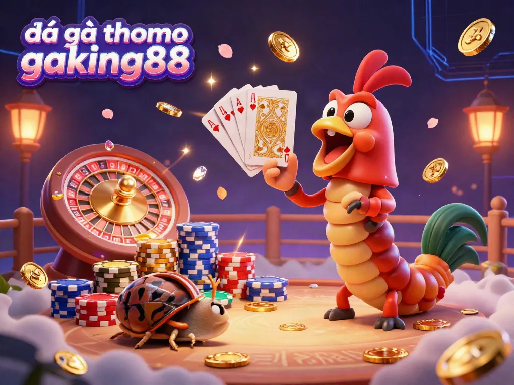 Watch intense cockfighting matches at đá gà thomo gaking88, featuring dynamic characters and exciting gameplay.