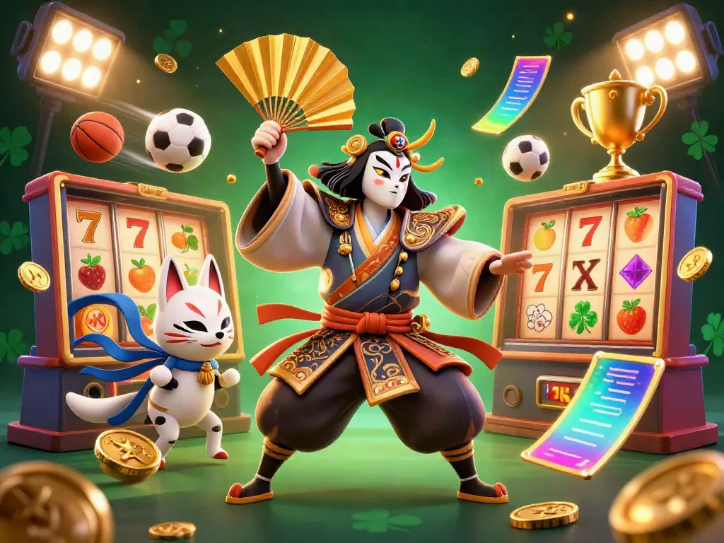 Experience the thrill of slot jackpot wins with dynamic 3D characters immersed in casino excitement.