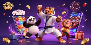 Pour parier sur le meilleur site de paris sportif, vivez l'action avec un tigre maître et ses disciples.