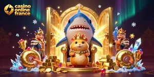 Les jeux passionnants de casino en ligne France se dévoilent avec le roi hamster sur son trône doré.